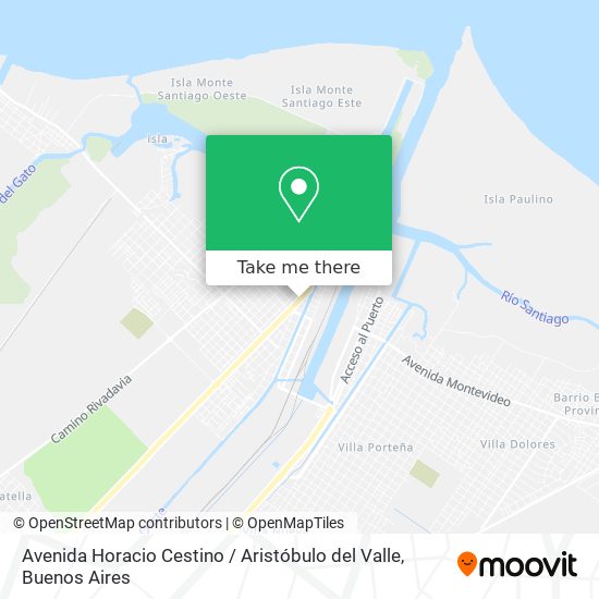 Avenida Horacio Cestino / Aristóbulo del Valle map