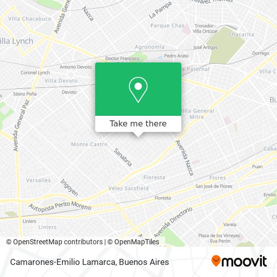 Camarones-Emilio Lamarca map