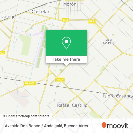 Avenida Don Bosco / Andalgalá map