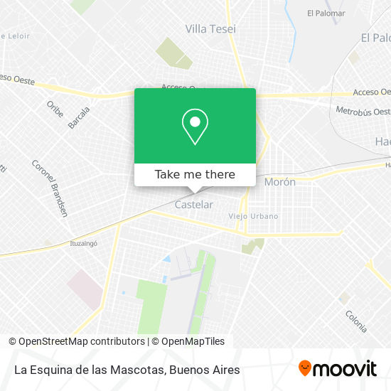 Mapa de La Esquina de las Mascotas