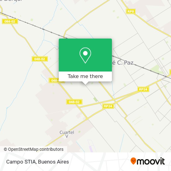 Campo STIA map