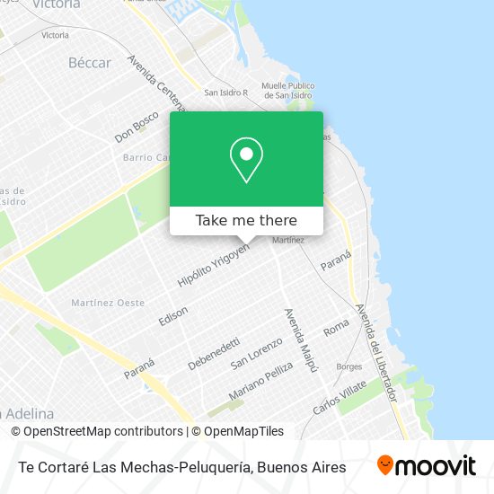 Te Cortaré Las Mechas-Peluquería map