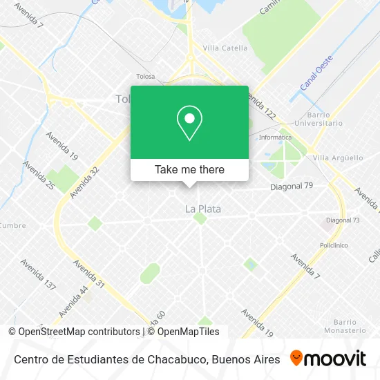 Centro de Estudiantes de Chacabuco map