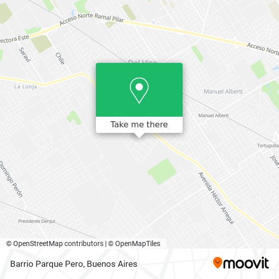 Mapa de Barrio Parque Pero