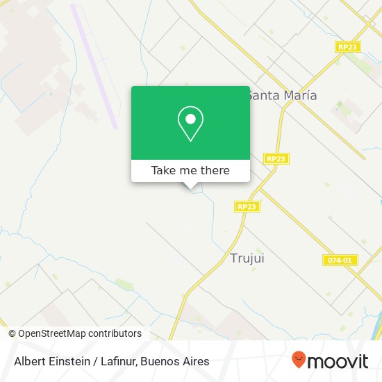 Mapa de Albert Einstein / Lafinur