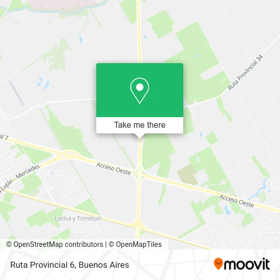 Ruta Provincial 6 map