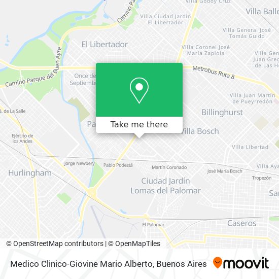 Medico Clinico-Giovine Mario Alberto map