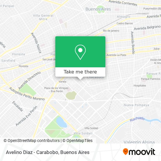Mapa de Avelino Diaz - Carabobo