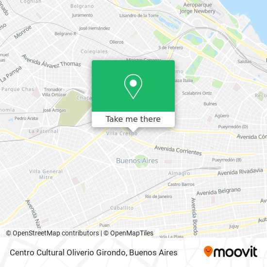 Centro Cultural Oliverio Girondo map