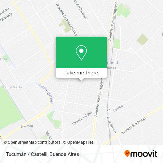 Tucumán / Castelli map