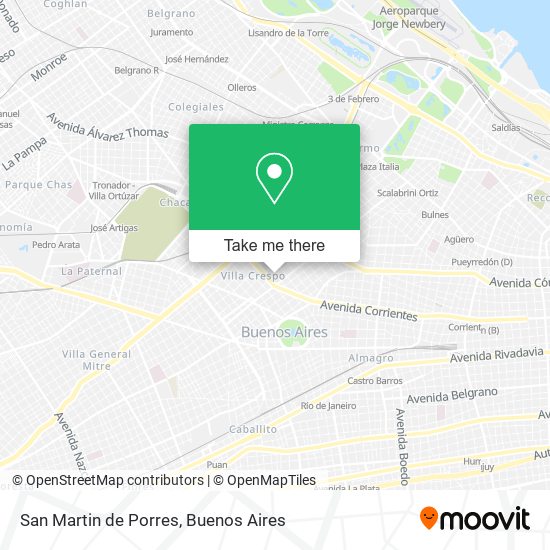 Mapa de San Martin de Porres