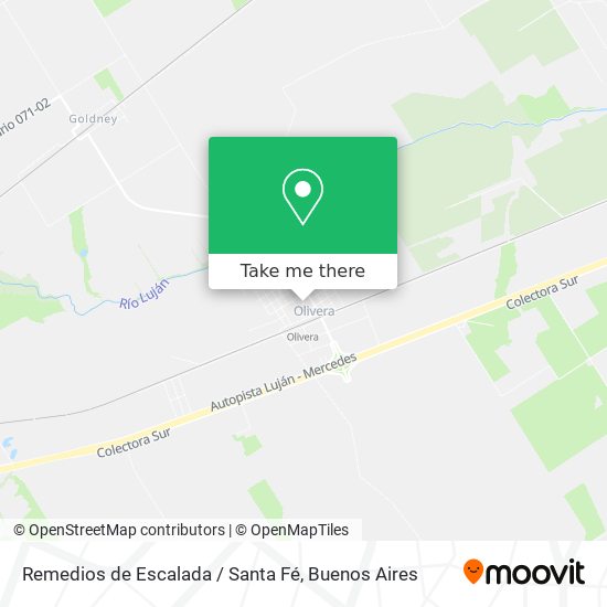 Remedios de Escalada / Santa Fé map