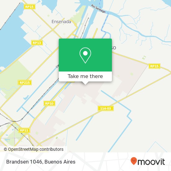 Brandsen 1046 map