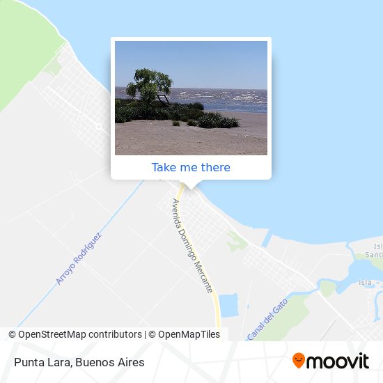 Punta Lara map