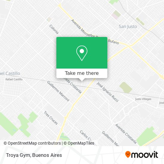 Troya Gym map