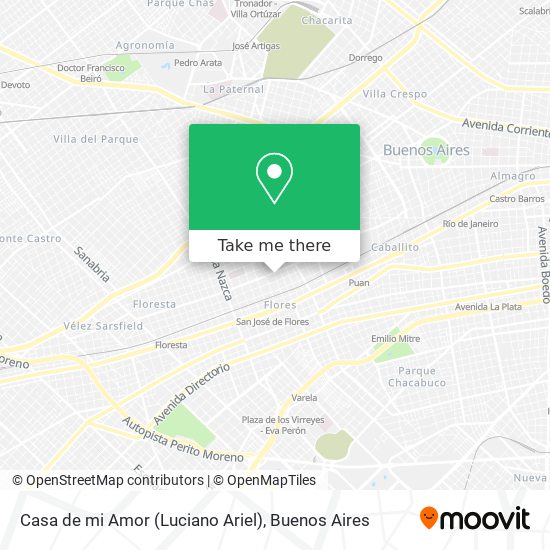 Mapa de Casa de mi Amor (Luciano Ariel)