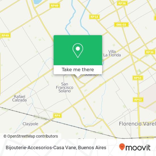 Bijouterie-Accesorios-Casa Vane map