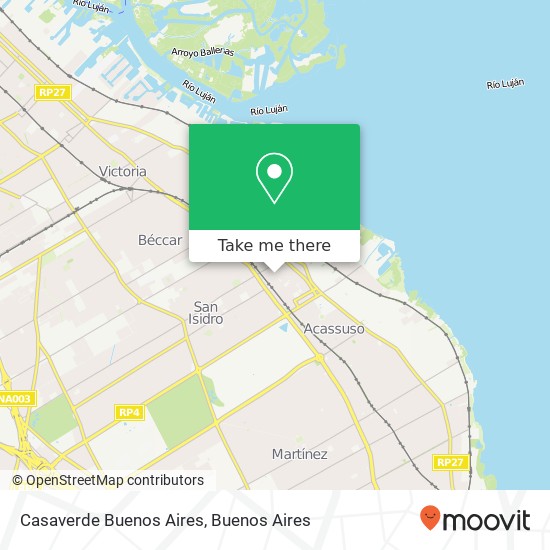 Casaverde Buenos Aires map