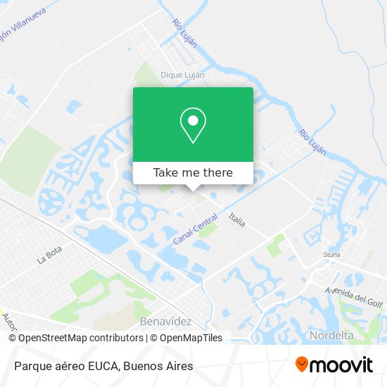 Parque aéreo EUCA map