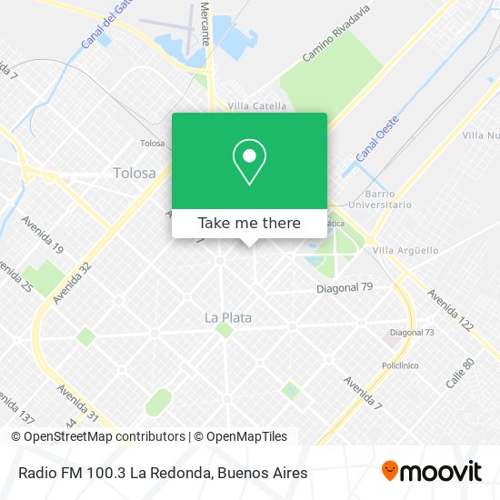 Radio FM 100.3 La Redonda map