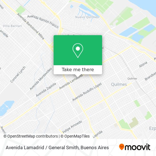 Avenida Lamadrid / General Smith map