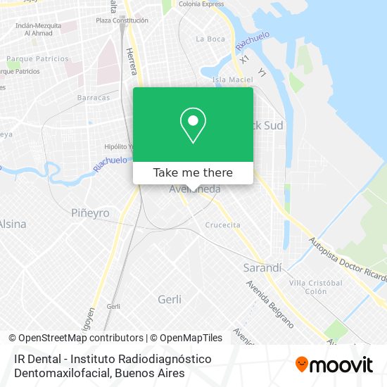 IR Dental - Instituto Radiodiagnóstico Dentomaxilofacial map