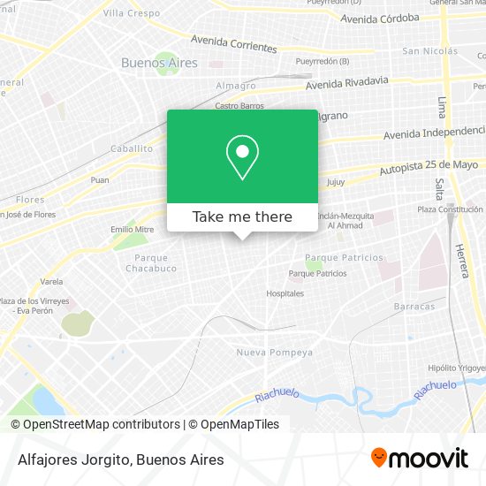 Alfajores Jorgito map