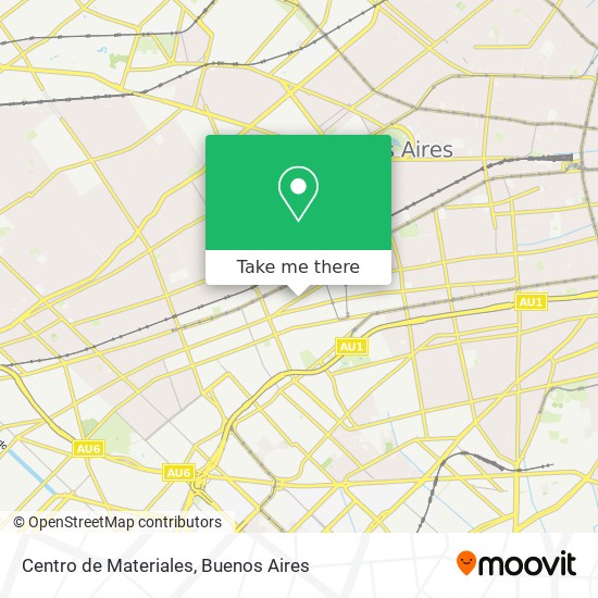 Centro de Materiales map