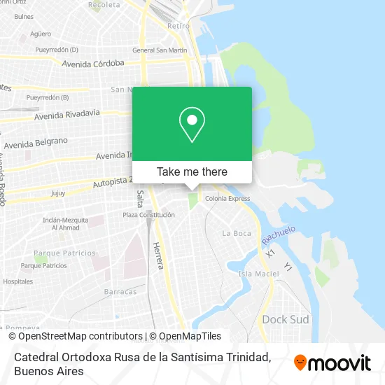 Catedral Ortodoxa Rusa de la Santísima Trinidad map