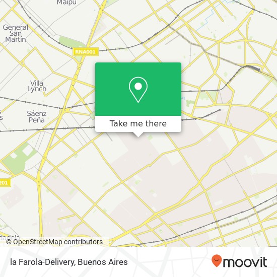 Mapa de la Farola-Delivery