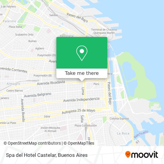 Spa del Hotel Castelar map