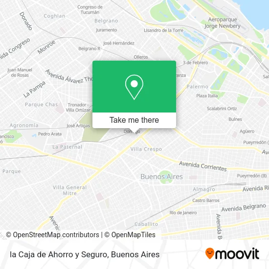 la Caja de Ahorro y Seguro map