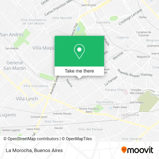 La Morocha map