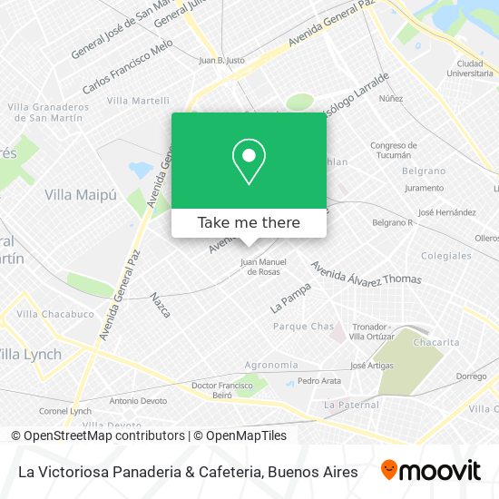 La Victoriosa Panaderia & Cafeteria map