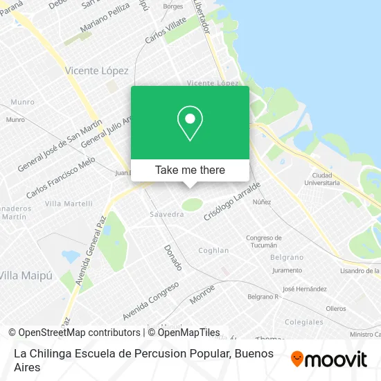 La Chilinga Escuela de Percusion Popular map