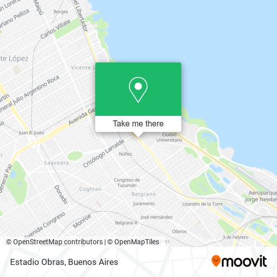 Mapa de Estadio Obras