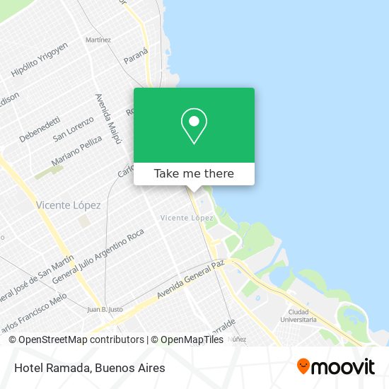 Hotel Ramada map