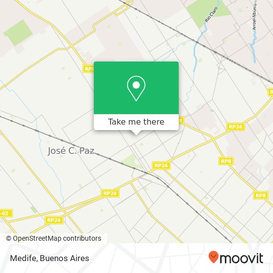 Medife map