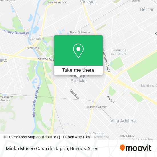 Mapa de Minka Museo Casa de Japón