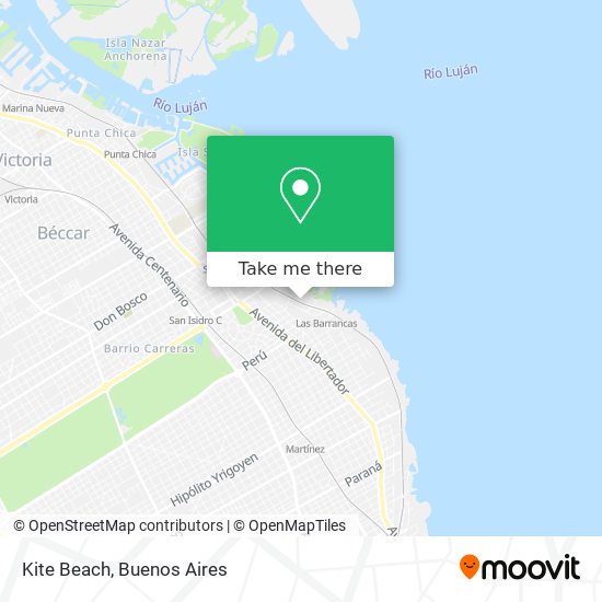 Kite Beach map