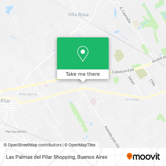 Las Palmas del Pilar Shopping map
