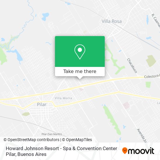 Howard Johnson Resort - Spa & Convention Center Pilar map