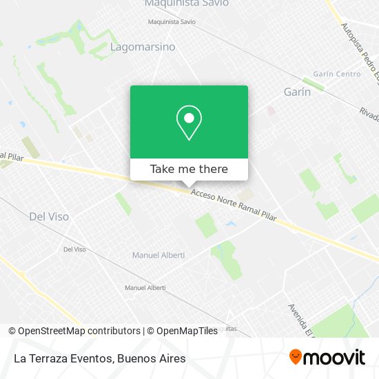 La Terraza Eventos map