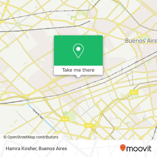 Mapa de Hamra Kosher