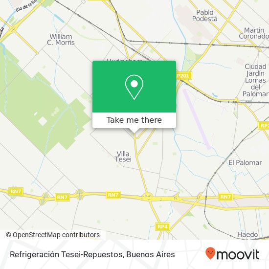 Refrigeración Tesei-Repuestos map