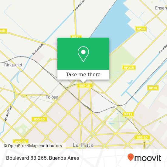 Boulevard 83 265 map