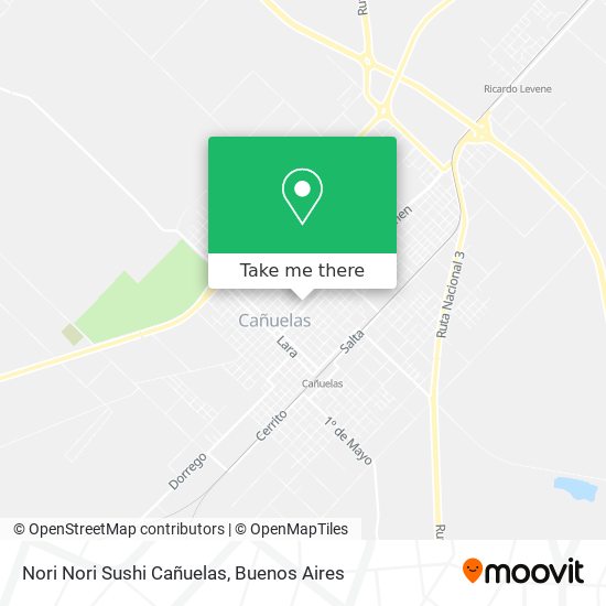 Nori Nori Sushi Cañuelas map