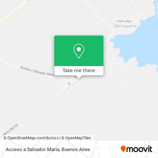 Acceso a Salvador María map