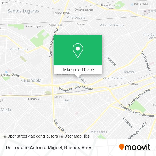 Dr. Todone Antonio Miguel map