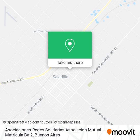 Mapa de Asociaciones-Redes Solidarias Asociacion Mutual Matricula Ba 2